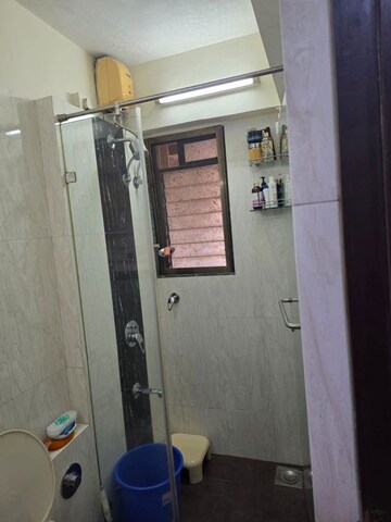 Bathroom in 1 BHK Apartment at Manavsthal Heights, Andheri East – for Rent