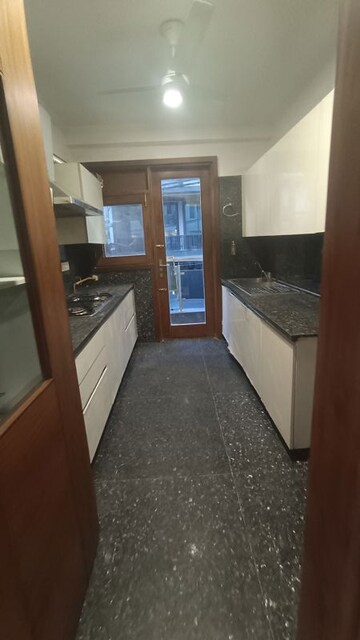 Kitchen in 3 BHK Builder Floor at Greater Kailash I – for Sale