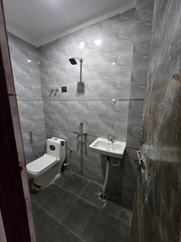 Bathroom in 1 BHK Builder Floor at Chattarpur – for Rent