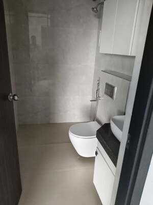 Bathroom in 2 BHK Apartment at Raymond Ten X Habitat, Pokhran Road No Two – for Rent
