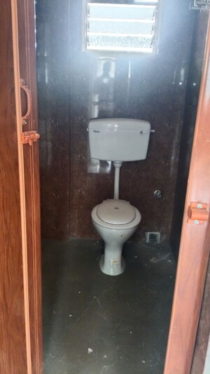 Bathroom in 3 BHK Apartment at Natural Awas, Chinar Park – for Sale