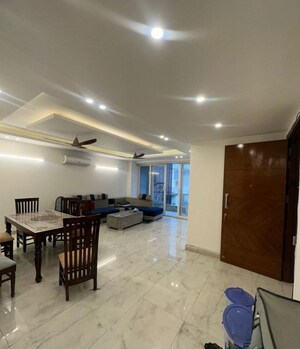 Living Room in 3 BHK Builder Floor at Saket – for Rent