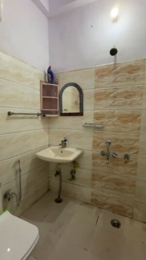 Bathroom in 2 BHK Builder Floor at Niti Khand I – for Rent