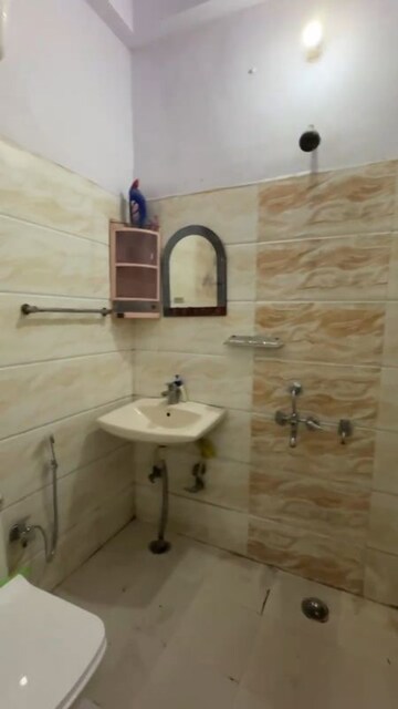 Bathroom in 2 BHK Builder Floor at Niti Khand I – for Rent