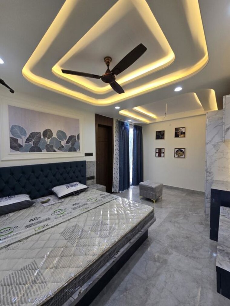 Bedroom, viraj-kamal-apartment 3 Bedroom 1778 Sq.Ft. Apartment In Gopalpura Jaipur 9973104