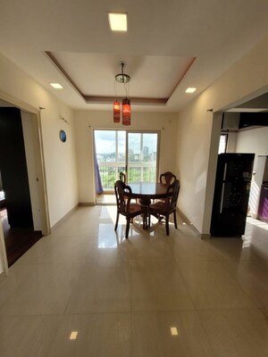Living Room in 2 BHK Apartment at Dhammanagi Lilium Gardenia, Thanisandra – for Rent