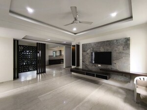 Living Room in 4 BHK Villa at Rajapushpa Open Skies, Kokapet – for Rent