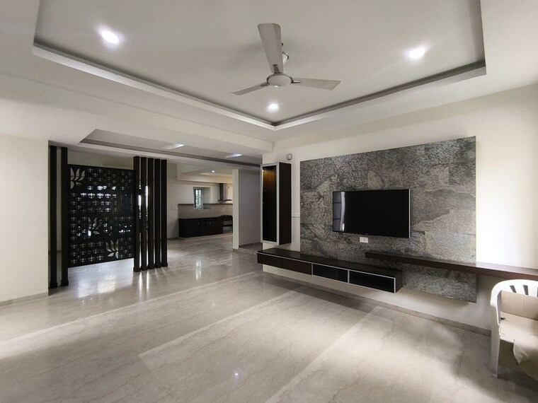 Living Room, rajapushpa-open-skies 4 Bedroom 5100 Sq.Ft. Villa In Kokapet Hyderabad 9973274