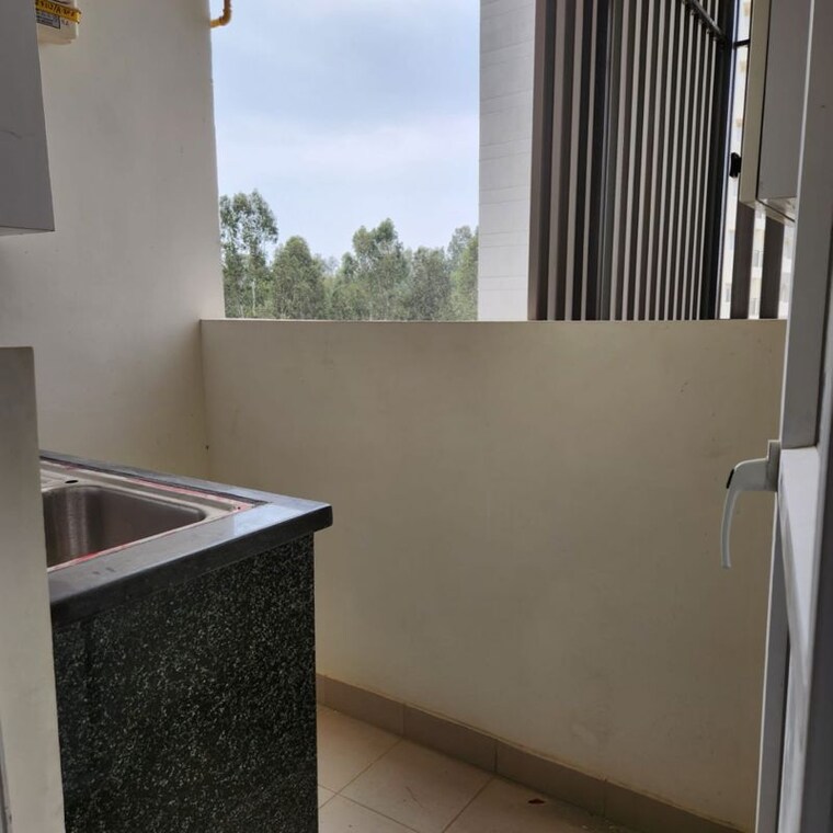 Balcony, sobha-palm-courts 3 Bedroom 1500 Sq.Ft. Apartment In Kogilu Road Bangalore 9973354