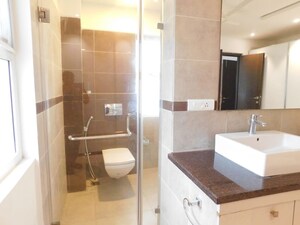 Bathroom in 4 BHK Villa at Rajapushpa Open Skies, Kokapet – for Rent