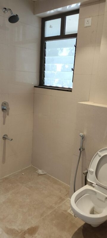 Bathroom in 2 BHK Apartment at Sethia Kalpavruksh Heights, Kandivali West – for Rent