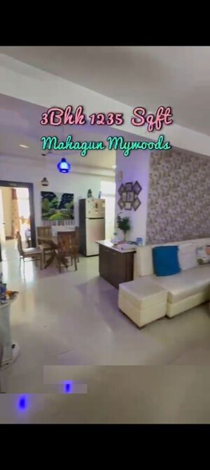 Living Room in 3 BHK Apartment at Mahagun Mywoods, Sector 16c Greater Noida – for Sale