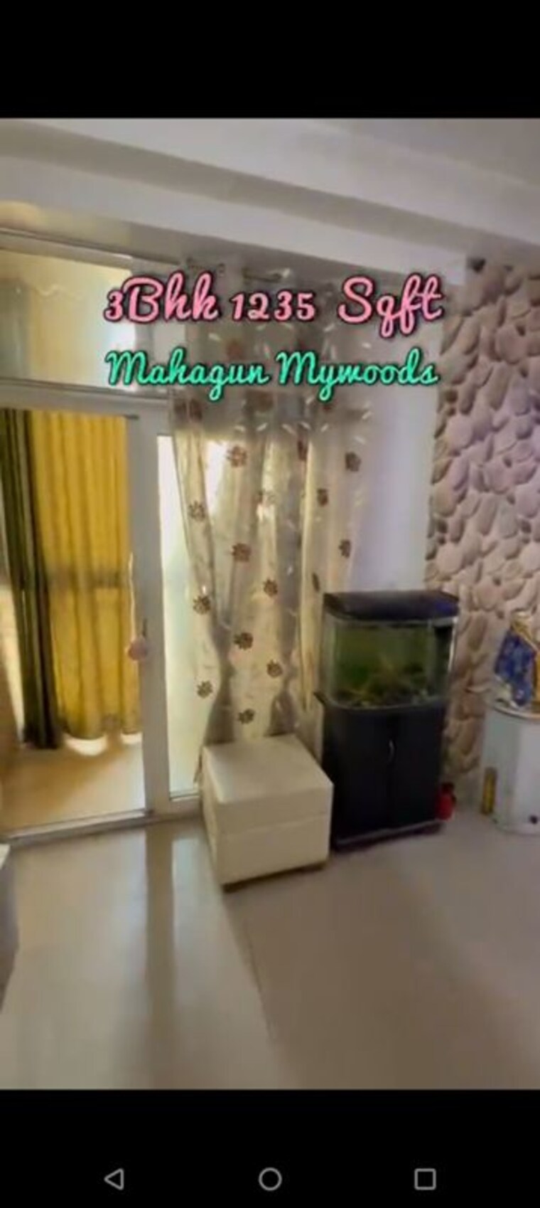 Living Room, mahagun-mywoods 3 Bedroom 1235 Sq.Ft. Apartment In Sector 16c Greater Noida Greater Noida 9973683