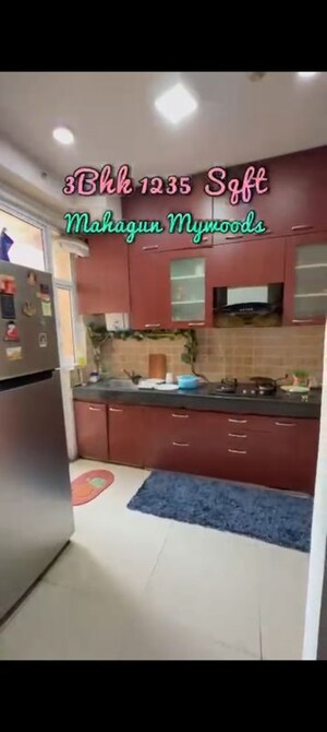 Kitchen in 3 BHK Apartment at Mahagun Mywoods, Sector 16c Greater Noida – for Sale