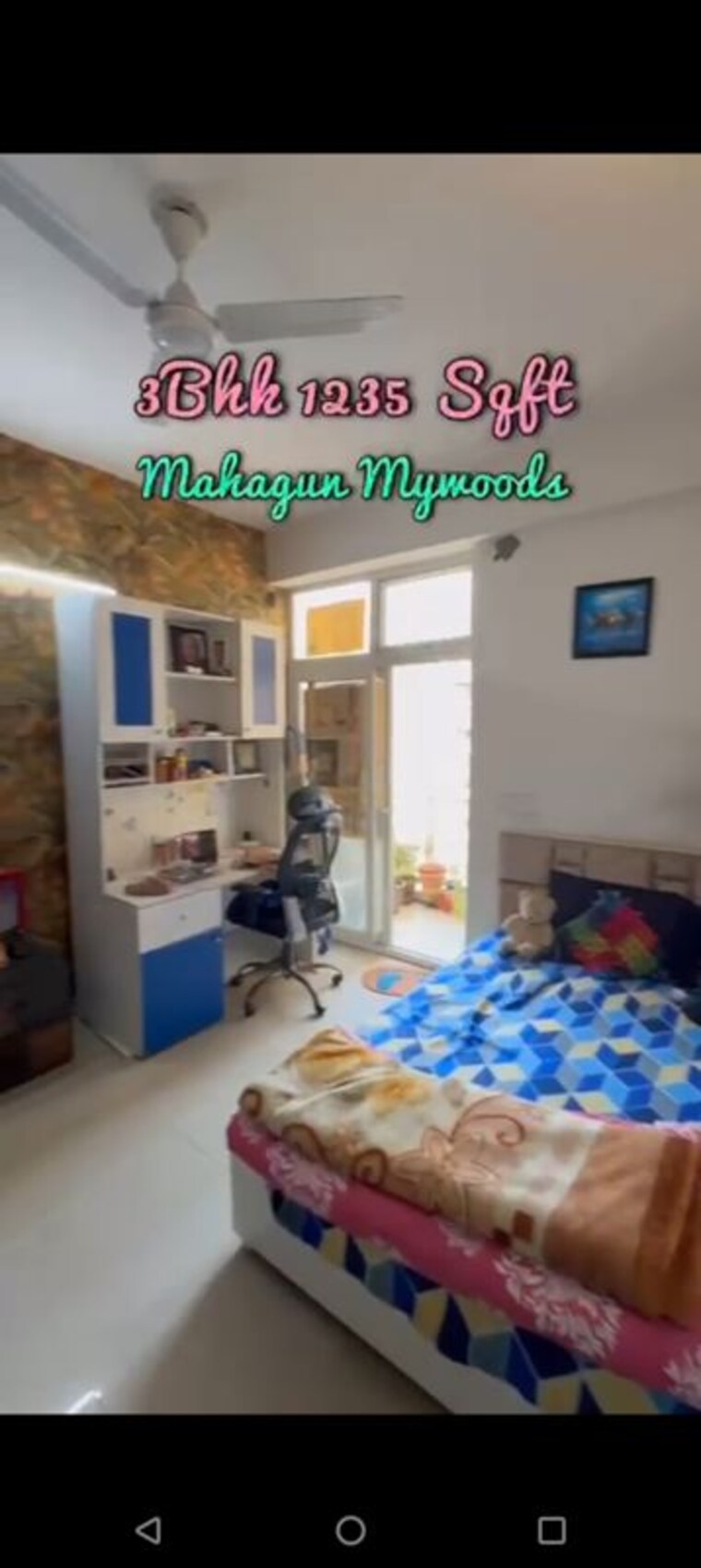 Bedroom, mahagun-mywoods 3 Bedroom 1235 Sq.Ft. Apartment In Sector 16c Greater Noida Greater Noida 9973683