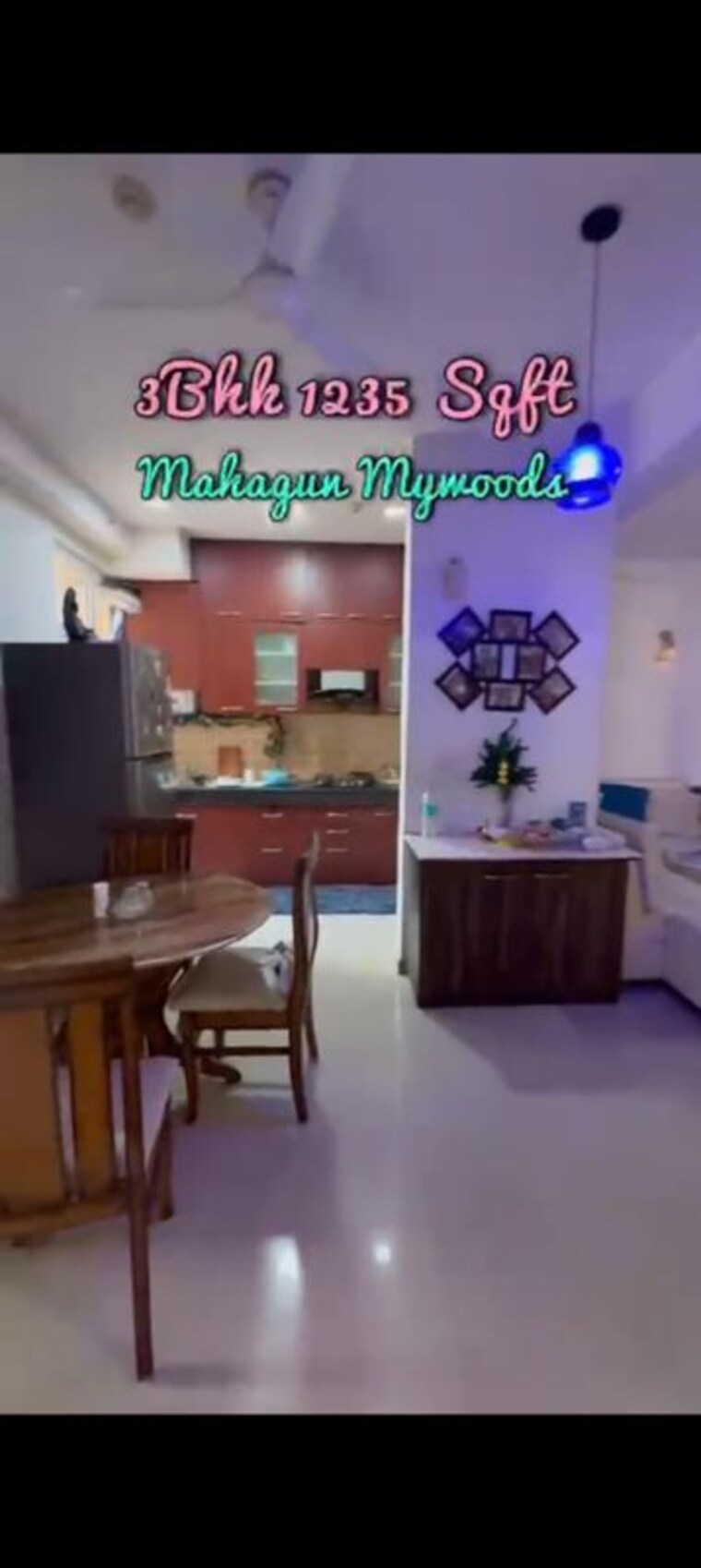 Living Room, mahagun-mywoods 3 Bedroom 1235 Sq.Ft. Apartment In Sector 16c Greater Noida Greater Noida 9973683