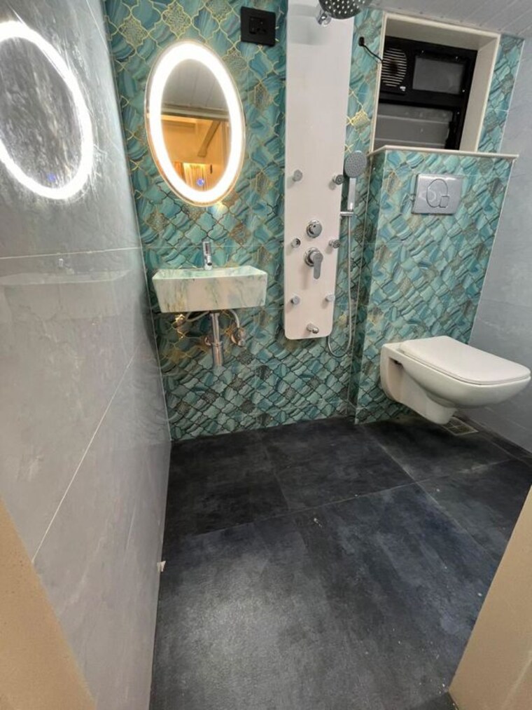Bathroom, nala 1 Bedroom 488 Sq.Ft. Apartment In Nala Palghar 9973717