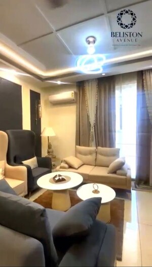 Living Room in 3 BHK Apartment at GVT Beliston Avenue, Dhakoli – for Sale