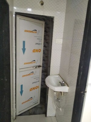 Bathroom in 1 BHK Apartment at Krishna Angan Complex, New Panvel – for Sale