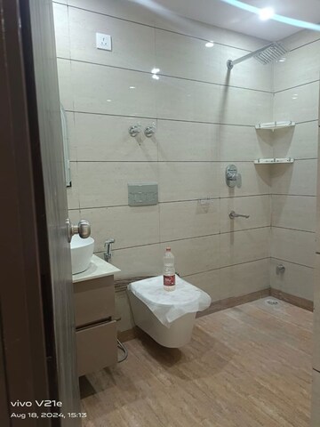 Bathroom in 3 BHK Apartment at Sector 10 Dwarka – for Rent