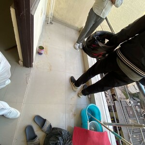 Balcony in 1 BHK Builder Floor at Chattarpur – for Rent