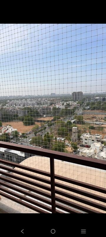 Balcony in 3 BHK Apartment at Aaryan Gloria, South Bopal – for Rent