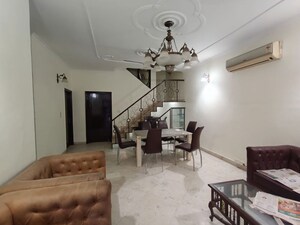 Living Room in 3 BHK Villa at Ansal Harmony Homes, Sector 57 – for Rent