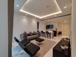 Team Area in 2 BHK Apartment at Bhartiya City Leela Residences, Thanisandra Main Road – for Rent