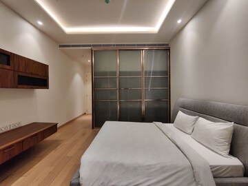 Bedroom in 2 BHK Apartment at Bhartiya City Leela Residences, Thanisandra Main Road – for Rent