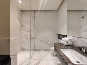 Bathroom in 2 BHK Apartment at Bhartiya City Leela Residences, Thanisandra Main Road – for Rent