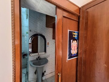 Bathroom in 2 BHK Builder Floor at Rajouri Garden – for Rent