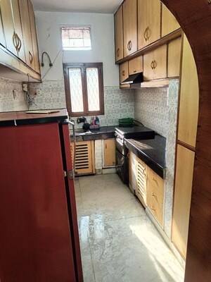 Kitchen in 2 BHK Builder Floor at Rajouri Garden – for Rent