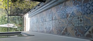 Balcony in 4 BHK Apartment at Sarita Vihar – for Rent