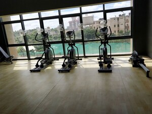 Gym in  Apartment at Bhartiya Nikoo Homes Phase 2, Thanisandra Main Road – for Rent