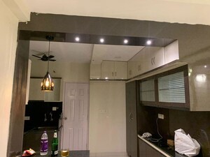 Kitchen in 3 BHK Apartment at Akshita Heights Three, A S Rao Nagar – for Rent