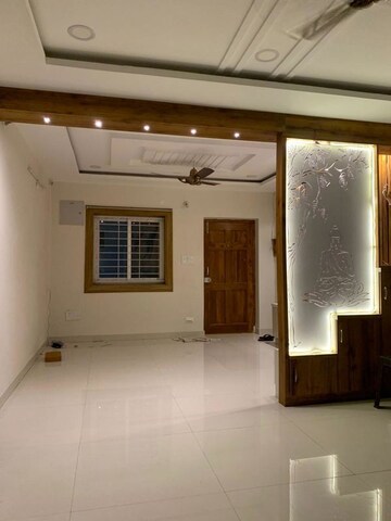 Living Room in 3 BHK Apartment at Akshita Heights Three, A S Rao Nagar – for Rent