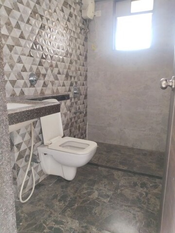 Bathroom in 3 BHK Apartment at Trishul Symphony, Kharghar – for Rent