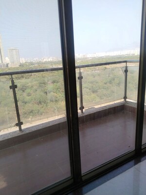 Balcony in 3 BHK Apartment at Trishul Symphony, Kharghar – for Rent
