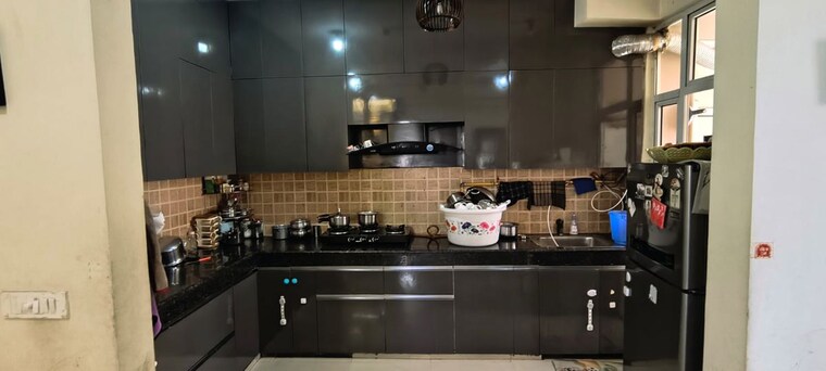 Kitchen, mahagun-mywoods 3 Bedroom 1545 Sq.Ft. Apartment In Sector 16c Greater Noida Greater Noida 9975556