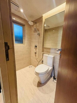 Bathroom in 3 BHK Apartment at One Hiranandani Park, Ghodbunder Road – for Rent