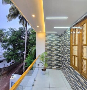 Balcony in 2 BHK Villa at Olavakkode – for Sale