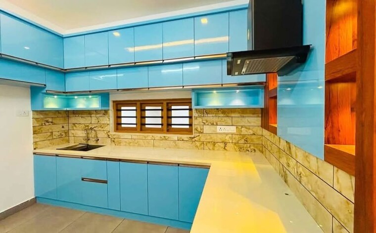 Kitchen, kallekkad 3 Bedroom 1300 Sq.Ft. Villa In Kallekkad Palakkad 9974937