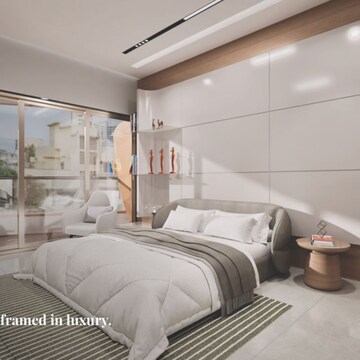 Bedroom in 6 BHK Apartment at The Park Residency Andheri, Mhada Colony – for Sale