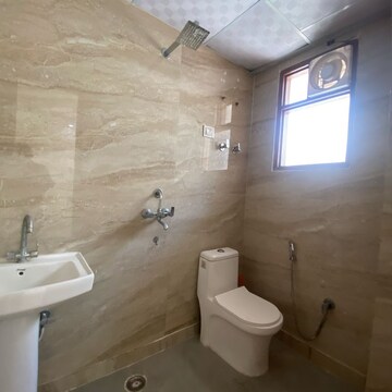 Bathroom in 3 BHK Builder Floor at Chattarpur – for Rent