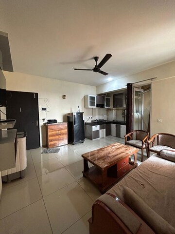 Living Room in 1 BHK Apartment at Wave Dream Homes, Wave City – for Rent