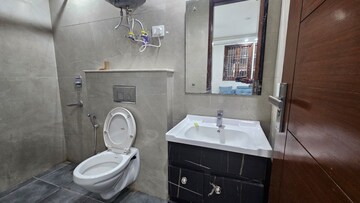 Bathroom in 2 BHK Builder Floor at Saket – for Rent