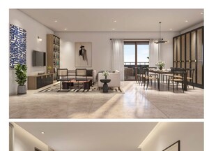 Living Room in 3 BHK Apartment at Hoskote – for Sale