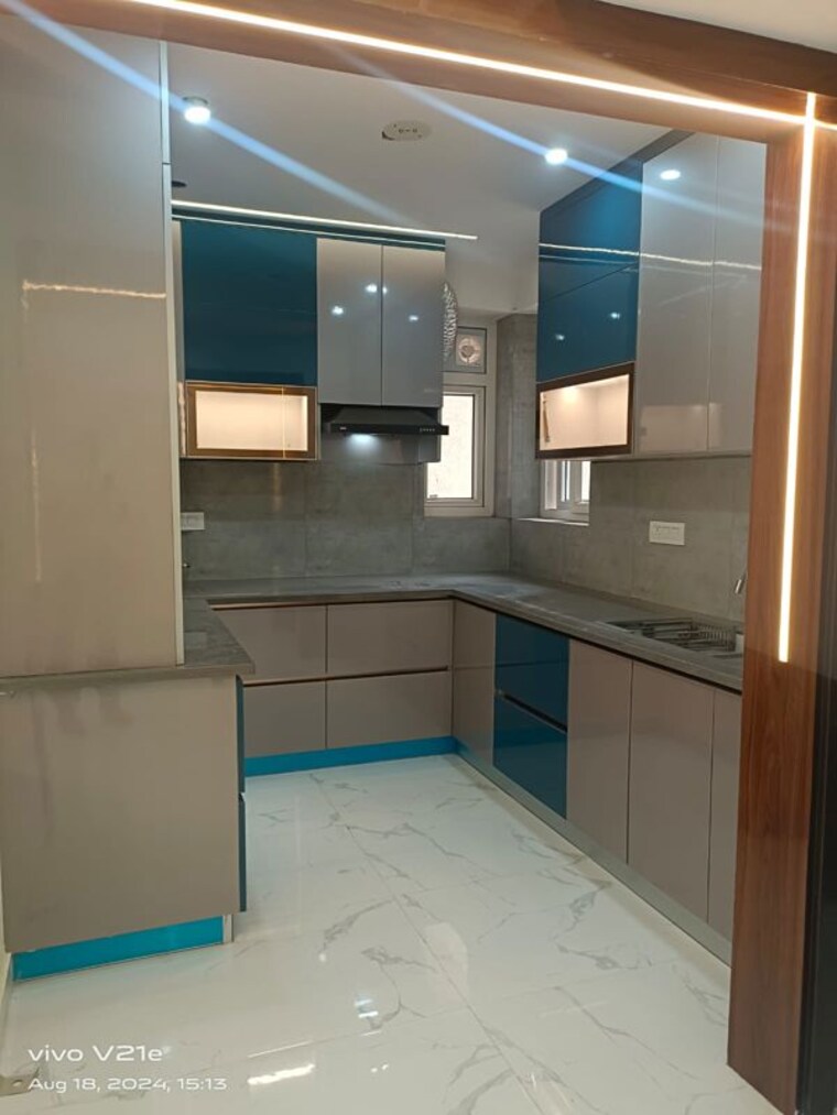 Kitchen, dwarka 3 Bedroom 1600 Sq.Ft. Apartment In Dwarka Delhi 9976166