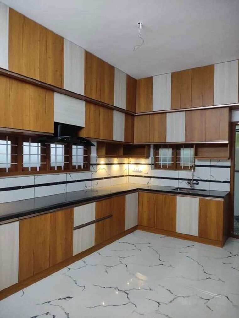 Kitchen, ottapalam 3 Bedroom 1300 Sq.Ft. Villa In Ottapalam Palakkad 9975793