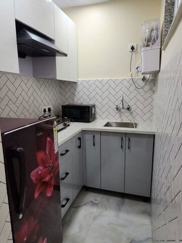 Kitchen in Studio Builder Floor at Sector 38 – for Rent